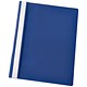 Esselte Report Flat File Lightweight Plastic Clear Front A4 Dark Blue Ref 28315 [Pack 25]