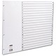 Concord Classic Index Mylar-reinforced Punched 4 Holes A-Z 20-Part A3 White Ref 04901/CS49