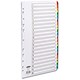 Concord Commercial Index Mylar-reinforced Europunched 1-20 Coloured Tabs A4 White Ref 69201