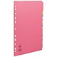 Concord Bright Subject Dividers Europunched 20-Part Extra Wide A4 Assorted Ref 52399