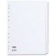 Concord Subject Dividers 230 Micron Punched 11 Holes 20-Part A4 White Ref 79601/96