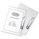Snopake TabFile Polypropylene for 50 Sheets A4 Clear Ref 13725 [Pack 5]