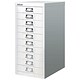 Bisley Steel Storage Cabinet 10-Drawer W279xD408xH590mm Chalk White Ref H2910NL-26