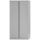 Bisley Cupboard Steel High 2-door 3-Shelf W914xD457xH1806mm Grey Ref 7236/2/S grey