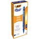 Bic Velocity Gel Rollerball Pen Comfort Grip Retractable 0.7mm Tip 0.3mm Line Blue Ref 820566 [Pack 12]
