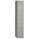 Bisley Locker Deep Steel 4-Door W305xD457xH1802mm Goose Grey Ref CLK184-73