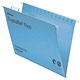 Twinlock Crystalfile Flexifile Suspension File Manilla V-base Foolscap Blue Ref 3000041 [Pack 50]