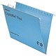 Twinlock Crystalfile Flexifile Suspension File Manilla V-base A4 Blue Ref 3000047 [Pack 50]