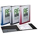 ReBorn Presentation Ring Binder Polypropylene 3-ply Recycled 4 O-Ring 25mm A4 Rose Ref 15220 [Pack 5]