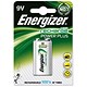 Energizer Battery Rechargeable Advanced Size 9V NiMH 175mAh HR22.5V Ref 626177