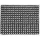 Doortex Octo Door Mat Indoor and Outdoor Rubber 600mmx800mm Black Ref 468220CBK