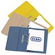 Elba Stratford Spring File Front Pocket Inside Recycled 315gsm 32mm Foolscap Yellow Ref A30219 [Pack 25]