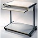 Trexus SoHo Budget PC Workstation Lockable Castors W800xD500xH775mm Silver and Grey