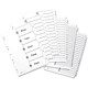 Avery Index Multipunched 1-12 A4 White Ref 05462061