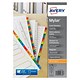 Avery Index Multipunched 1-75 A4 White Ref 05227061
