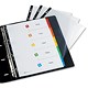 Avery Index Extra-wide Multipunched with Coloured Mylar Tabs 1-5 A4 White Ref 05213501