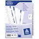 Avery Index Unpunched 1-31 White A4 Ref 05243061 [Pack 5]