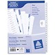 Avery Index Unpunched A-Z 26-Part White A4 Ref 05244061 [Pack 5]