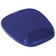 Kensington Mouse Mat Pad with Wrist Rest Foam Blue Ref 64271