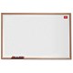 Nobo Elipse Drywipe Board with Fixings and Pen with Tray 900x600mm Light Oak-effect Ref 31632258