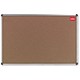 Nobo Elipse Office Noticeboard Cork with Fixings and Aluminium Trim W1800xH1200mm Ref 30530326