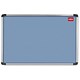 Sasco Conference Noticeboard with Fixings and Aluminium Frame W900xH600mm Smokey Blue Ref 41838988