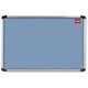 Sasco Conference Noticeboard with Fixings and Aluminium Frame W1200xH900mm Smokey Blue Ref 41838990