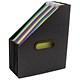 Eligo Desk Organiser Expanding Polypropylene with Colour-coded Tabs 13-Part Portrait Black Ref 15171