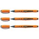 Stabilo Bionic Worker Rollerball Pen Soft Grip Fine 0.63mm Tip 0.3mm Line Black Ref 2016/46 [Pack 10]