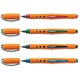 Stabilo Bionic Worker Rollerball Pen Soft Grip Fine 0.63mm Tip 0.3mm Line Assorted Ref 2016/4 [Wallet 4]