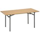 Trexus Folding Office Table Rectangular Robust Steel-framed W1500xD730xH725mm Oak