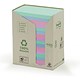 Post-it Notes Pad Recycled Tower Pack 76x127mm Pastel Rainbow Ref 655-1RPT [Pack 16]