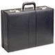 Solo Attaché Case Expandable PVC Combination Locks W445xD95xH330mm Black Ref K85-4