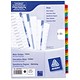 Avery Index Multipunched with Coloured Mylar Tabs 1-31 A4 White Ref 05472501
