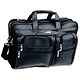 Solo Laptop Portfolio Expandable Vinyl Zip-closure plus Shoulder Strap W431xD152xH305mm Black Ref K47-4