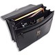 Masters Briefcase Flap-over Business Bag Leather W390xD110xH300mm Black Ref 15331/3193