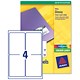 Avery Addressing Labels Colour Laser 4 per Sheet 139x99.1mm Ref L7769-40 [160 Labels]