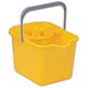 Addis Mop Bucket Single 10 Litre with Removable Single Socket Wringer Yellow Ref 1200SPY8643YEL