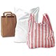 Ambassador Carrier Bags Polythene Vest-style Striped 279x432x533mm Assorted Ref BAG-SPIC01-A [Pack 100]