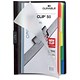 Durable Duraclip 50 Index Folder with 5-Part Divider for 50 Sheets A4 Black Ref 2234/01 [Pack 25]