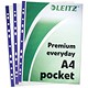 Esselte Premium Polished Presentation Pockets Top and Side-opening A4 Clear Ref 62011 [Pack 25]