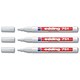 Edding 751 Paint Marker Xylene and Toluene-free Bullet Tip 1-2mm Line White Ref [Pack 10]