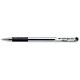 Pentel Hybrid Gel Grip Rollerball Pen 0.6mm Tip 0.3mm Line Black Ref K116E-A [Pack 12]