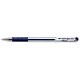 Pentel Hybrid Gel Grip Rollerball Pen 0.6mm Tip 0.3mm Line Blue Ref K116E-C [Pack 12]