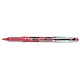 Pilot P500 Gel Rollerball Pen Needle Point 0.5mm Tip 0.3mm Line Red Ref BLP5002 [Pack 12]