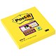 Post-it Super Sticky Removable Notes Pad 90 Sheets 76x76mm Yellow Ref 654S [Pack 12]