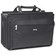Solo Portfolio Triple Gusset Vinyl Zip-closure plus Shoulder Strap W432xD191xH305mm Black Ref K46-4