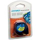 Dymo LetraTag Plastic Tape 12mm x 4m Hyper Yellow
