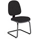 Trexus Office Visitors Chair Back H425m W455xD435xH480mm Charcoal