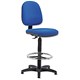 Trexus Office Operator Chair High Rise Medium Back H425m W455xD435xH480-610mm Blue
